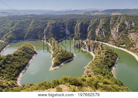 Horseshoe Shaped Meander Of The Uvac River