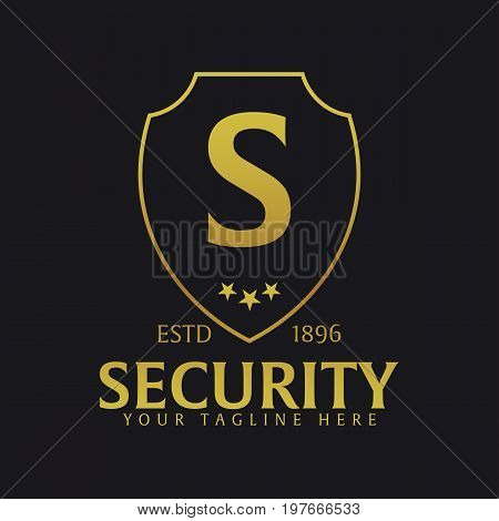 Shield Logo. Protection Company. Security. Guardian. Vector Illustration.