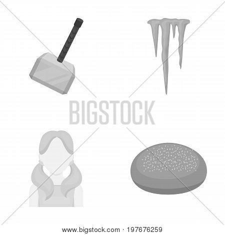nature, building, hairdresser and other  icon in monochrome style.karavai, treat, business icons in set collection.