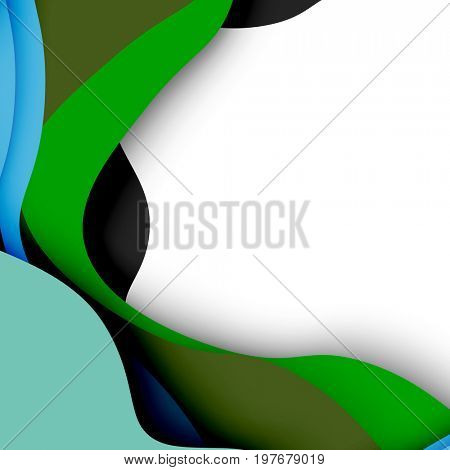 3d abstract background with cut shapes, business presentation, flyer template