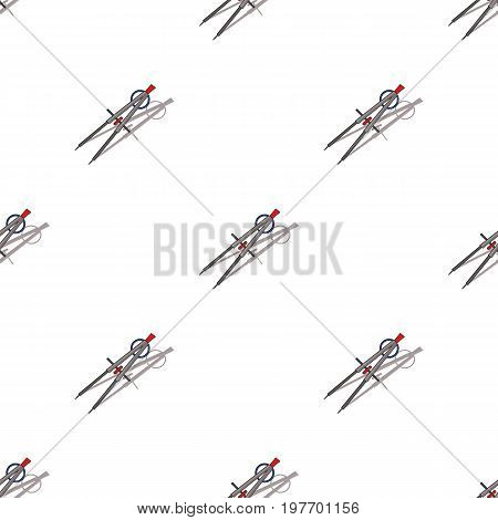 Dividers icon in cartoon design isolated on white background. Architect symbol stock vector illustration.