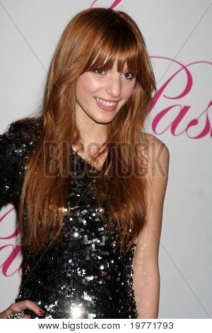 SANTA MONICA, CA - JAN 19:  Bella Thorne arrives at Cody Simpson's 14th Birthday Party at Pacific Park at Santa Monica Pier on January 19, 2011 in Santa Monica, CA