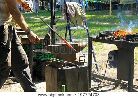 Blacksmith At Work