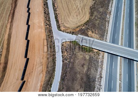 Construction Of Gas Pipeline Trans Adriatic Pipeline - Tap In North Greece. The Pipeline Starts From