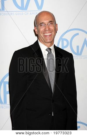 BEVERLY HILLS - JAN 22: Jeffery Katzenberg arriva al 22 annuale produttori Guild Awards a Bev