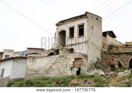 Old Houses in Avanos Town Nevsehir City Turkey