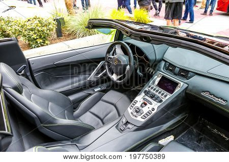Redmond, Wa - April 29, 2017: Exotic Car Show At Redmond Town Center