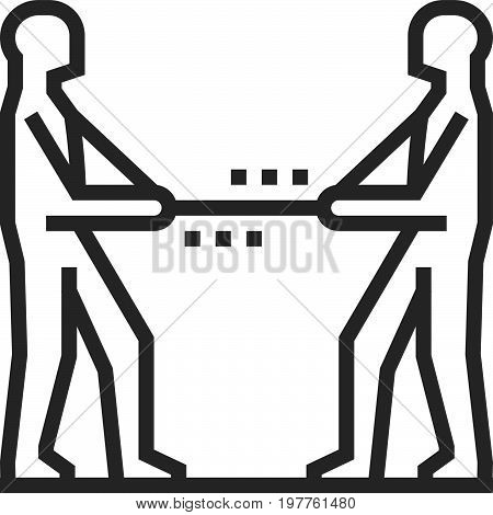 Rope Pulling Icon