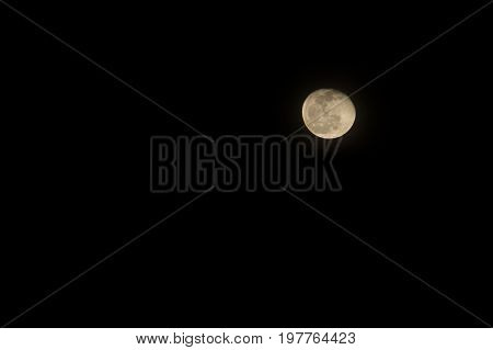Fullmoon full moon Juli at night sky