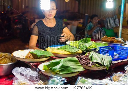 Gianyar Night Market In Gianyar Province, Bali, Indonesia