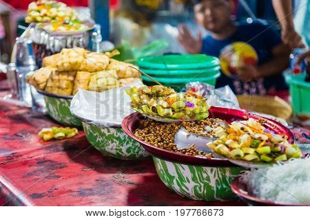 Gianyar Night Market In Gianyar Province, Bali, Indonesia