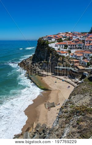 Azenhas do Mar Portugal. 04 July 2017. Azenhas do Mar beach in Azenhas do Mar. Azenhas do Mar Portugal. photography by Ricardo Rocha.
