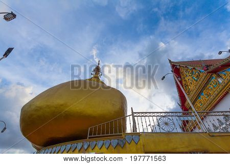 Kyaikhtiyo Golden Rock On Mountain