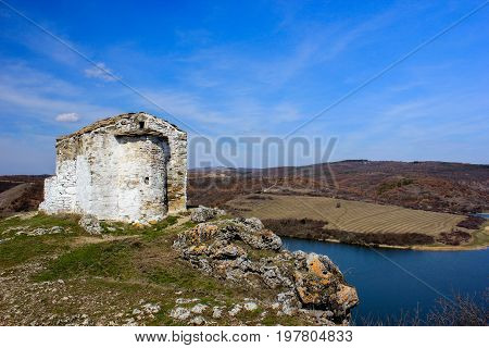 Medieval chapel on the Pchelina dam Bulgaria