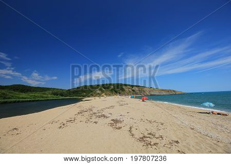 The Mouth Of The Veleka River At Sinemorets, Bulgaria
