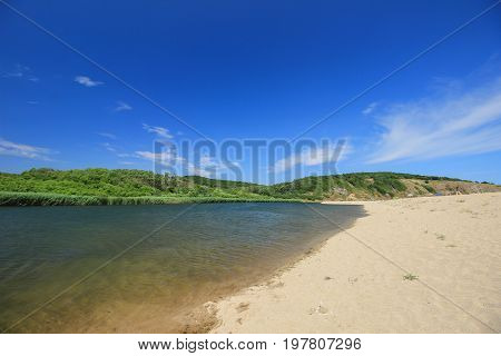 The Mouth Of The Veleka River At Sinemorets, Bulgaria