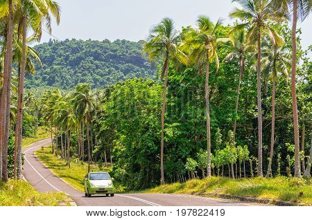 Driving along the east coast to Port Olry - Espiritu Santo Vanuatu, 26 September 2012