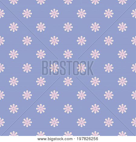 tiny cute flora pattern background. Vector image.