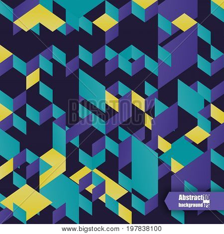Abstract Background With Geometric Pattern. Eps10 Vector Illustration
