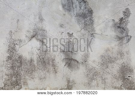 Cracked and old concrete wall texture background