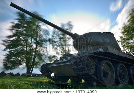 Russian tank T34 from second world war