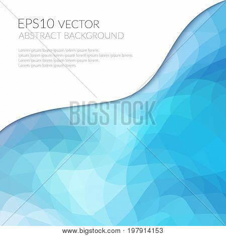 Abstract geometric background. Movement of abstract forms. The layering of objects on each other.