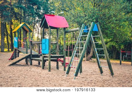 Playground for children. Place for relaxation and recreation for children.