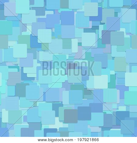 Seamless geometric square background pattern - vector design from squares in light blue tones with shadow effect