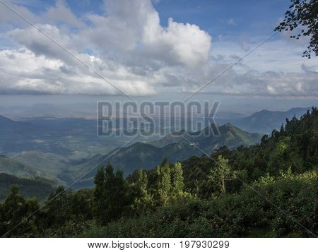 Views of Coakers Walk in Kodaikanal, India
