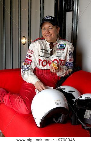 LOS ANGELES - MAR 19: Megyn cena na Toyota Pro/Celebrity Race trénink na Willow ružina