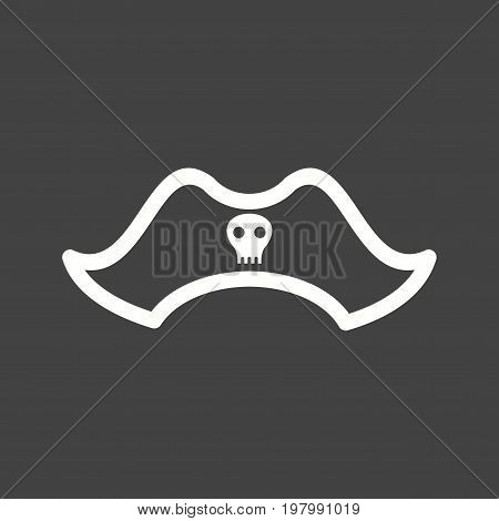 Hat, pirate, character icon vector image. Can also be used for Pirate. Suitable for use on web apps, mobile apps and print media