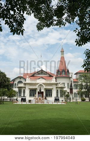 Phyathai Palace or Royal Phya Thai Palace constructed began in 1909 at Rama V's behest Bangkok.1 oct 2016 bangkokthailand
