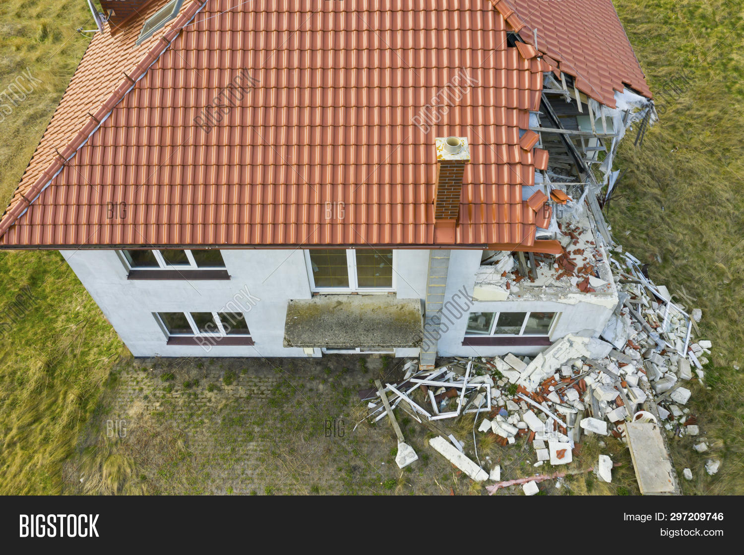 Aerial View On Damaged Image & Photo (Free Trial) Bigstock