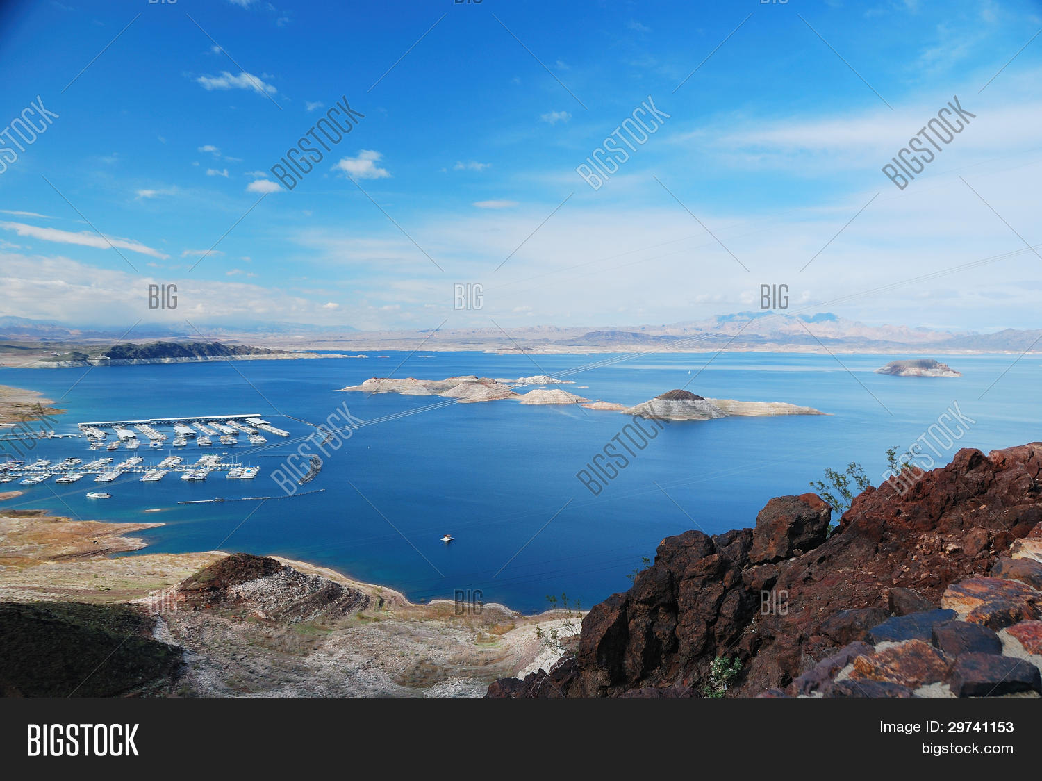 Lake Mead Panorama On Image & Photo (Free Trial) Bigstock