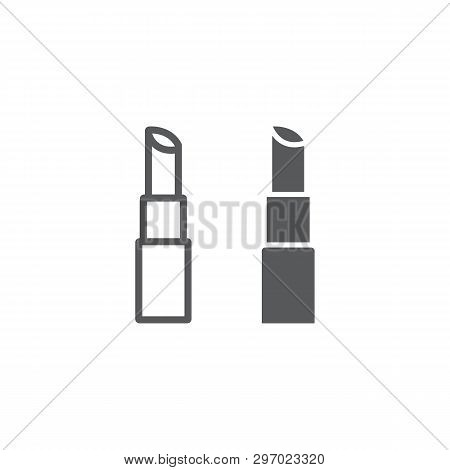 Pomade Line And Glyph Icon, Beauty And Cosmetic, Pomade Sign, Vector Graphics, A Linear Pattern On A