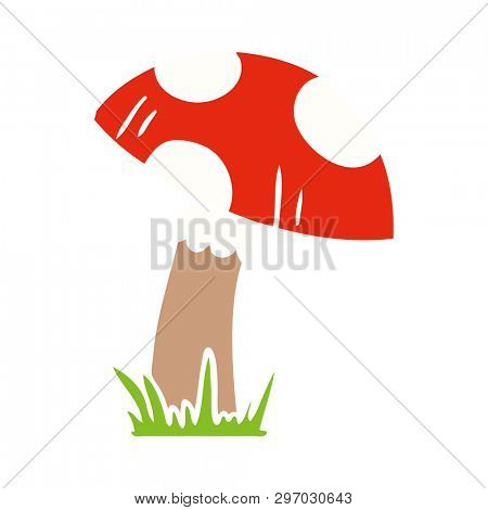 hand drawn cartoon doodle of a toad stool