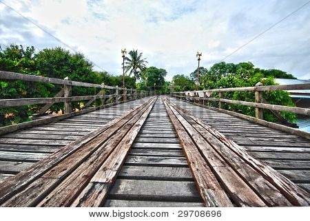 alte HolzbrÃ¼cke hdr