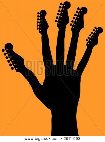 มือกีต้าร์