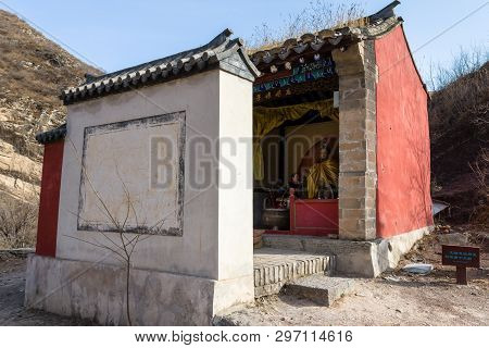Mar 2014, Chuandixia, Hebei Province, China: A Small Taoism Shrine Not Far From Guandi Temple In Chu