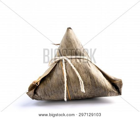 Zongzi, Rice Dumpling - Design Concept Of Famous Food In Duanwu Dragon Boat Festival, Close Up, Clip