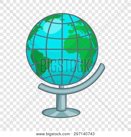 Terrestrial Globe Icon. Cartoon Illustration Of Terrestrial Globe Vector Icon For Web
