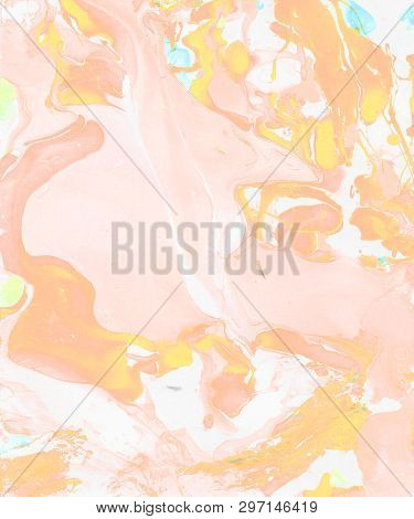 Hand-painted Light Pink Abstract Background. Design For Background, Banner, Flaer,poster,brochure Et