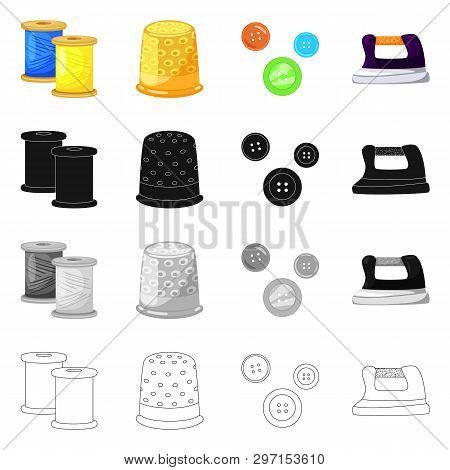 Vector Illustration Of Craft And Handcraft Symbol. Collection Of Craft And Industry Stock Vector Ill