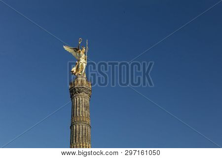 Berlin, Germany, 9th August 2017, Siegessaule Victory Column