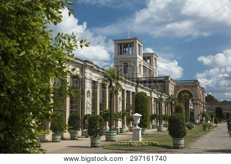 Potsdam, Berlin, Germany, 17th August 2017, Orangery Palace In Sanssouci Park