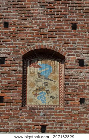 Sforza Castle Xv Century (castello Sforzesco) In Milan Lombardy Italy