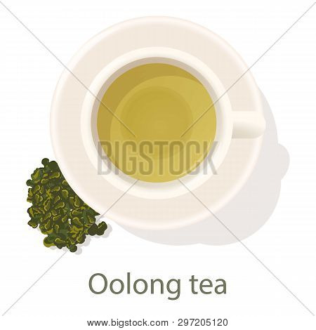 Oolong Tea Icon. Cartoon Illustration Of Oolong Tea Icon For Web