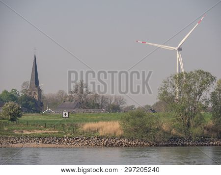 cruise on the rhine river in germany