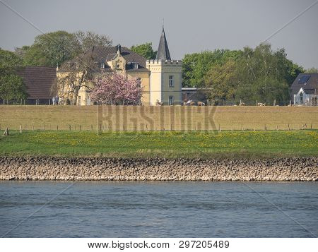 cruise on the rhine river in germany