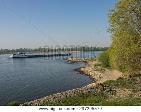 cruise on the rhine river in germany
